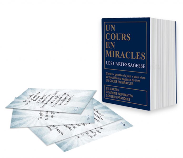 LES CARTES SAGESSE D’UN COURS EN MIRACLES Éditions Octave
